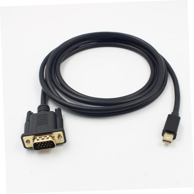 Mini DP to VGA Adapter Cable 6Ft Gold Plated 1920x1200 Resolution Low Profile Design - Image 5